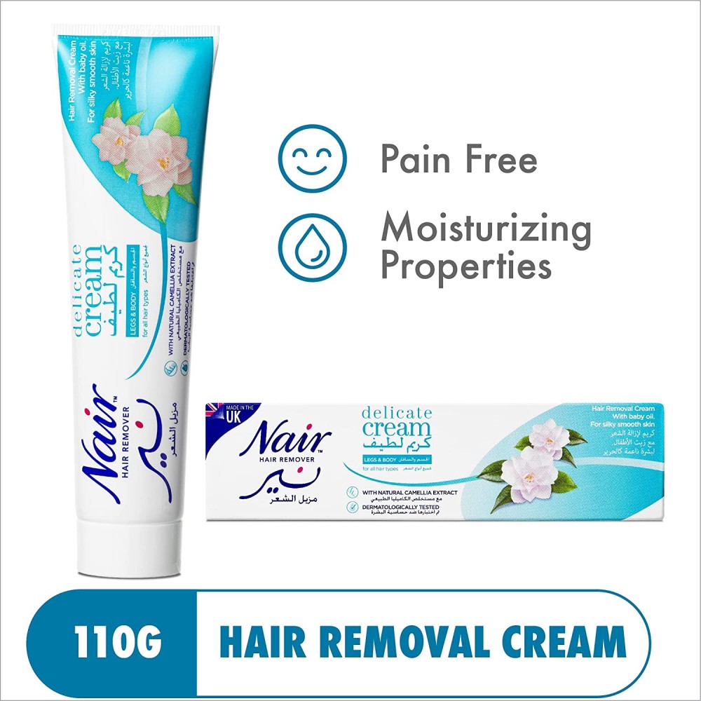 Nair Hair Remover (Hair Removal Spray With Rose Extract & Baby Oil