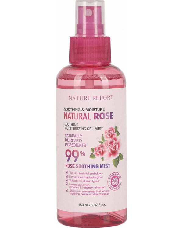 Nature Report Natural Rose Soothing And Moisturizing Mist - 150ml