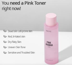 Nacific Pink AHABHA Toner - 150ml