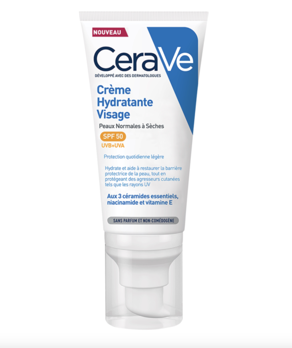 Cerave AM Facial Moisturizing Lotion SPF50 with Hyaluronic Acid 50Ml