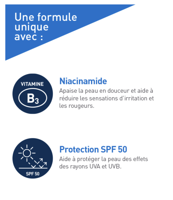 لوشن مرطّب الصباحي للوجه SPF50 مع حمض الهيالورونيك من سيرافي- 50مل