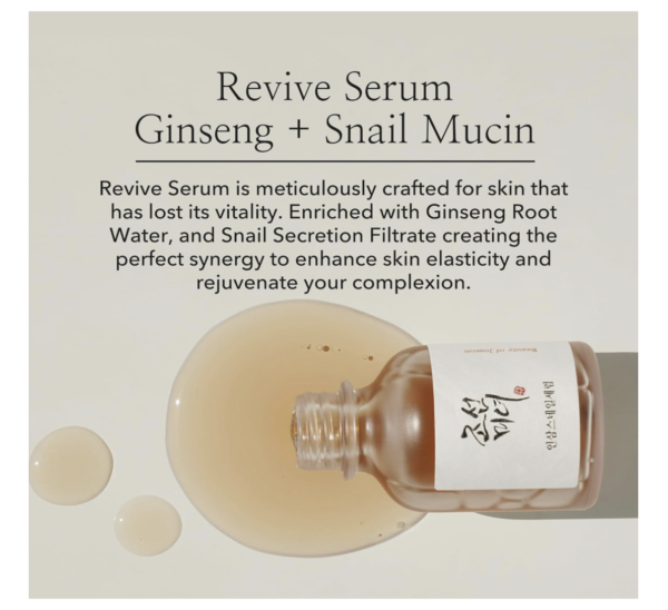 Beauty of Joseon Revive Serum : Ginseng + Snail Mucin 30ml